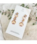 Earrings | Layered Quad Drop Earrings | Natalie Jade